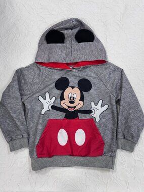 Disney PatPat Mickey Mouse Hoodie Size 5-6